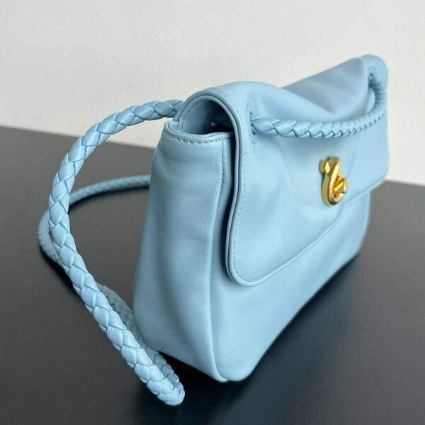 Сумка Bottega Veneta Madison женский кожа бирюзовый 197082-4