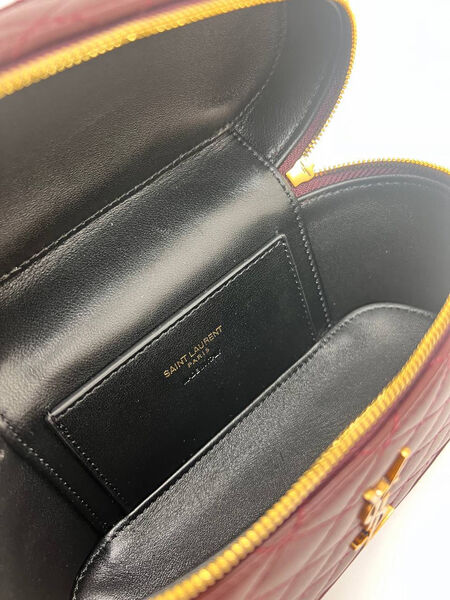Сумка Saint Laurent женский кожа бордовый 174905-4