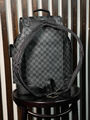 Мужской рюкзак Louis Vuitton мужской канва черный 145920-5