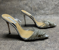 Босоножки Aquazzura женский графитовый 11801-1