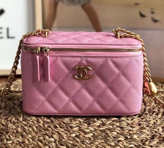 Сумка Chanel женский кожа розовый 118806