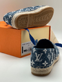 Эспадрильи Louis Vuitton женский текстиль синий 91382-7
