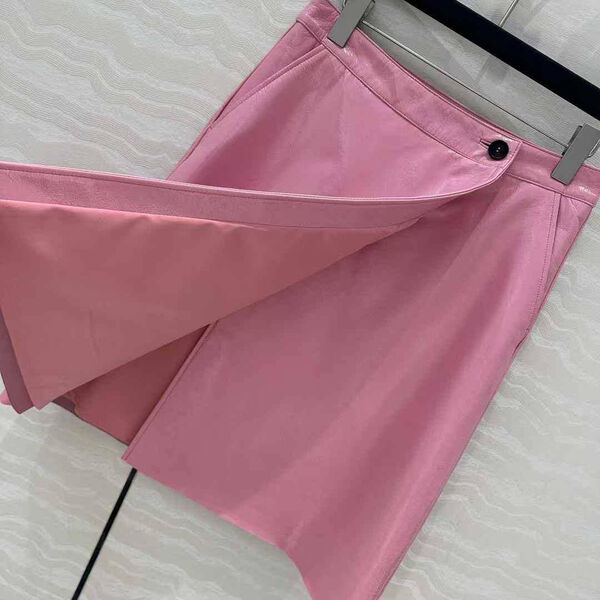 Юбка Miu Miu женский кожа розовый 173146-3