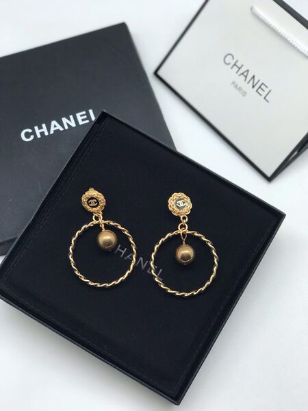 Серьги Chanel бронзовый 70547-2