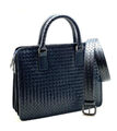 Мужской портфель Bottega Veneta мужской кожа синий 107524-1