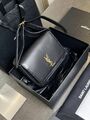 Cумка Saint Laurent женский кожа черный b9737595-1-7