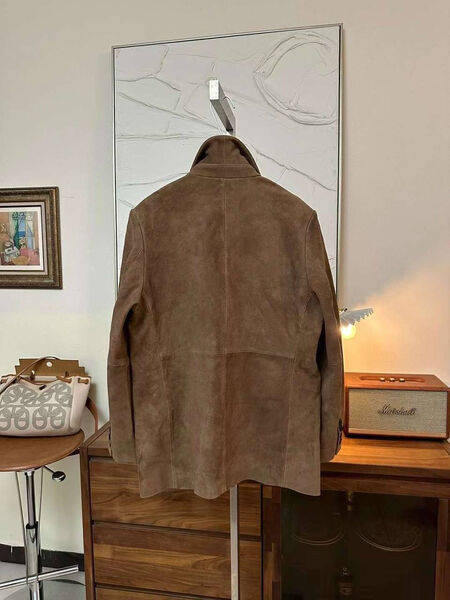 Куртка Saint Laurent женский замша 159401-2