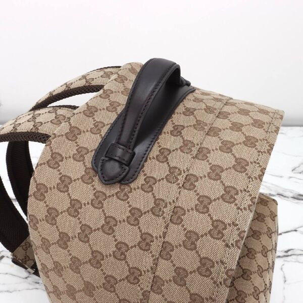 Рюкзак Gucci женский кожа бежевый 166482-9