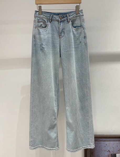 Джинсы Gucci женский джинса бирюзовый 193126