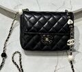 Сумка Chanel женский кожа черный 140040-1
