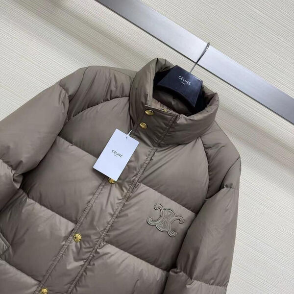 Пуховик Celine женский графитовый 126547-2