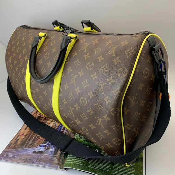 Дорожная сумка Louis Vuitton мужской канва monogram желтый 19224