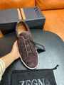 Мужские кеды Zegna мужской замша 165746-5