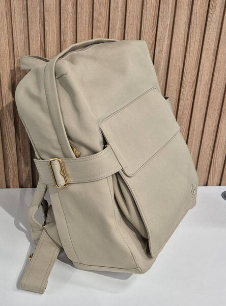 Рюкзак Burberry женский текстиль бежевый 187460-2