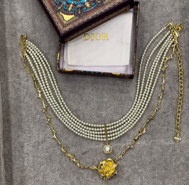 Колье Christian Dior желтый 26316