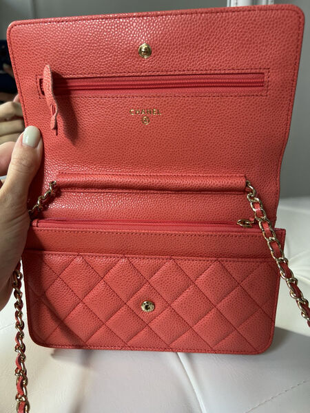 Сумка Chanel Mini женский кожа бордовый 143082-3