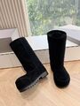 Женские ботинки Balenciaga Women's Alaska Fur Bootie женский замша черный k8269706-1-5