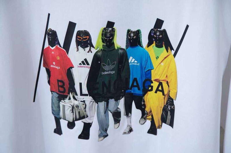 Мужская футболка Balenciaga мужской белый 151294-7