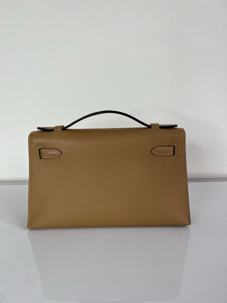 Сумка Hermèskelly 20 Pochette женский кожа 138065-3