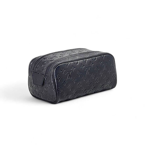 Мужской несессер косметичка Louis Vuitton мужской кожа черный 149937-2