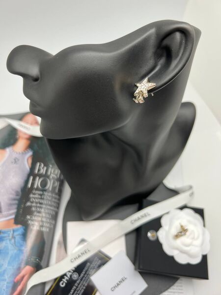 Серьги Chanel бронзовый 175371-4