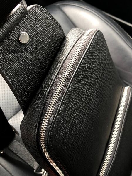 Мужская сумка слинг Louis Vuitton мужской кожа черный 95747-5