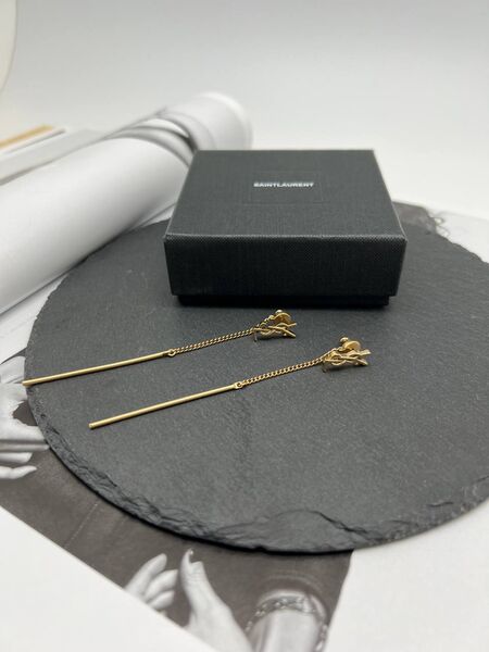 Серьги Saint Laurent бронзовый 175336-3