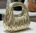 Сумка Miu Miu Wander женский кожа бронзовый 141485-1