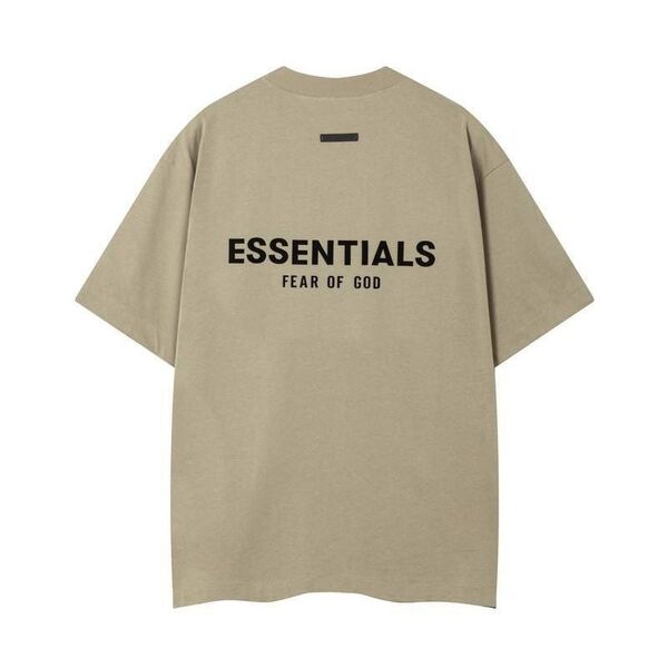 Футболка Fear Of God Essentials мужской хлопок бежевый w2653643-1-2