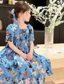 Детское платье Dolce & Gabbana темно-синий 193211
