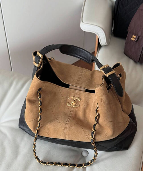 Сумка Chanel женский кожа черный 200481-2