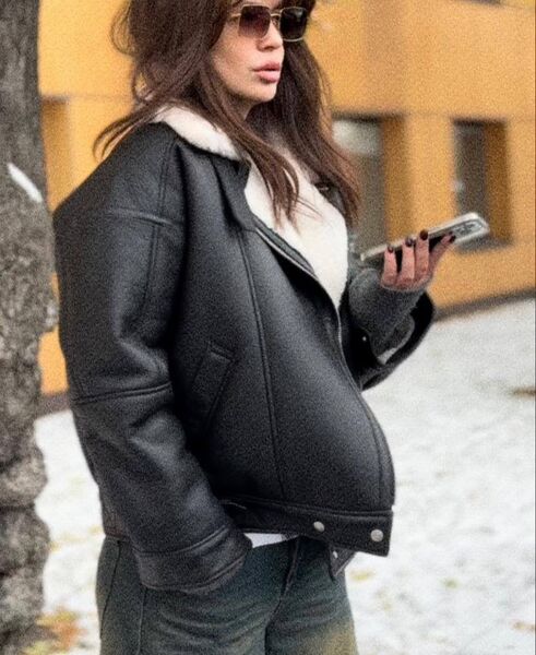Дубленка Acne Studios женский кожа черный 167740