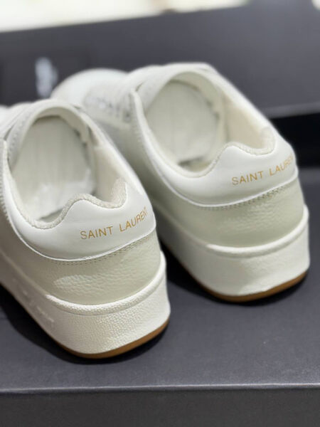 Кеды Saint Laurent женский кожа белый 181471-5
