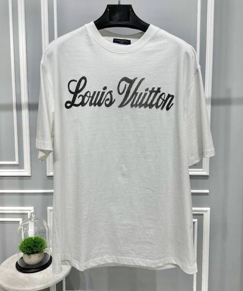 Мужская футболка Louis Vuitton мужской белый 145866