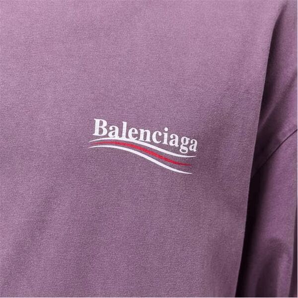 Футболка Balenciaga женский фиолетовый -4