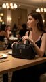 Сумка Saint Laurent женский кожа черный v8175965-1