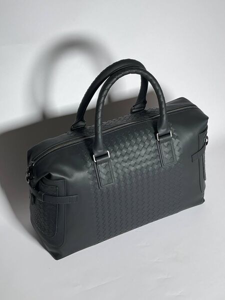 Дорожная сумка Bottega Veneta мужской кожа черный 19106-2