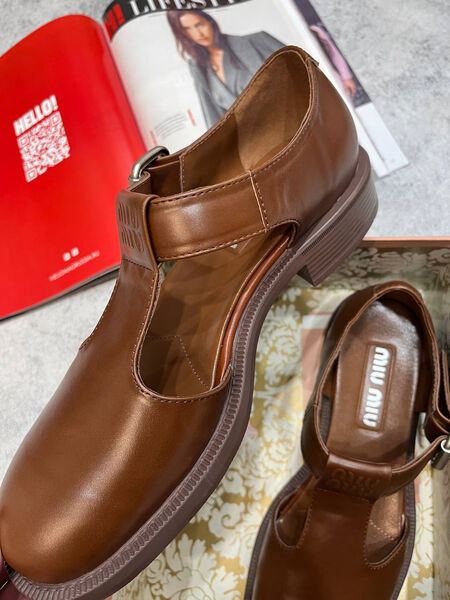 Туфли Miu Miu женский кожа 154233-3