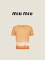 Футболка Miu Miu женский бежевый 153261-5