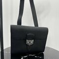 Мужская сумка мессенджер Hermès мужской кожа,канва черный,серебристый 196271
