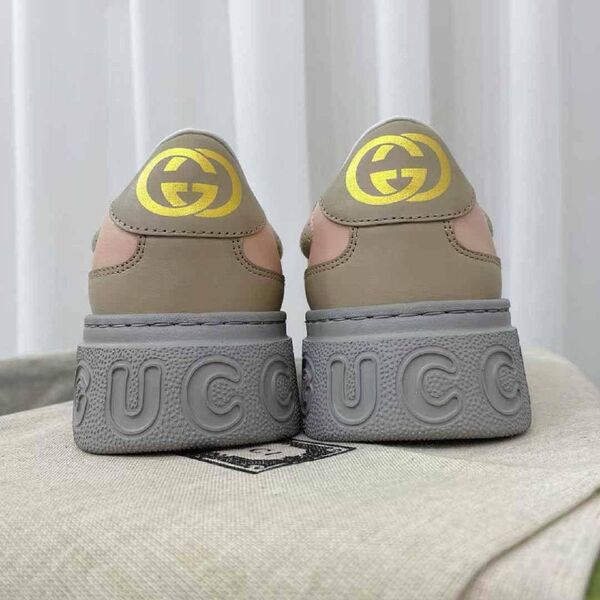 Женские кроссовки Gucci женский кожа графитовый n3019070-1-2