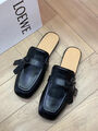 Мюли Loewe женский кожа черный 108108-2