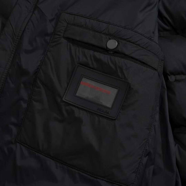 Мужской пуховик Prada мужской черный 166375-6