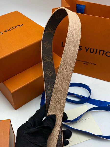 Женский ремень Louis Vuitton женский кожа бежевый 139070-5