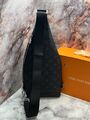 Мужская сумка слинг Louis Vuitton мужской канва черный 115814-13