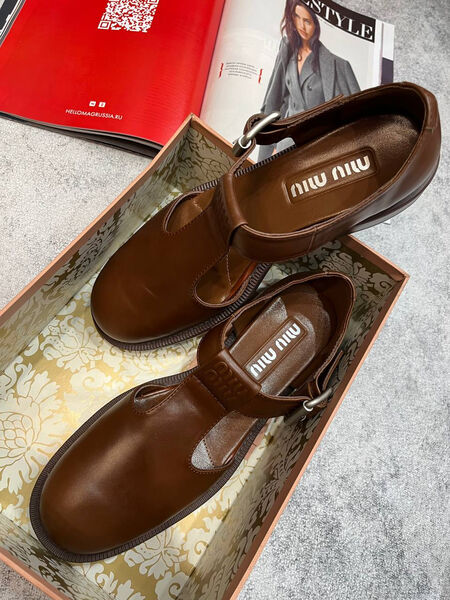 Туфли Miu Miu женский кожа 154233-2