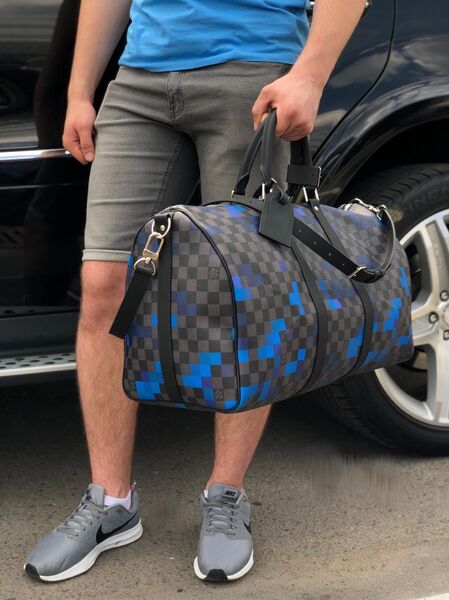 Дорожная сумка Louis Vuitton мужской канва графитовый 19181-3
