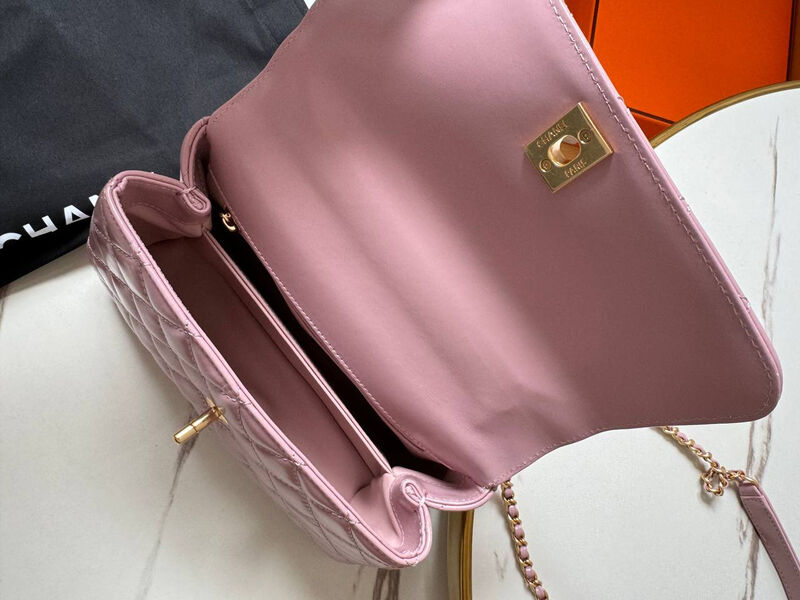 Сумка Chanel женский кожа розовый 157329-6