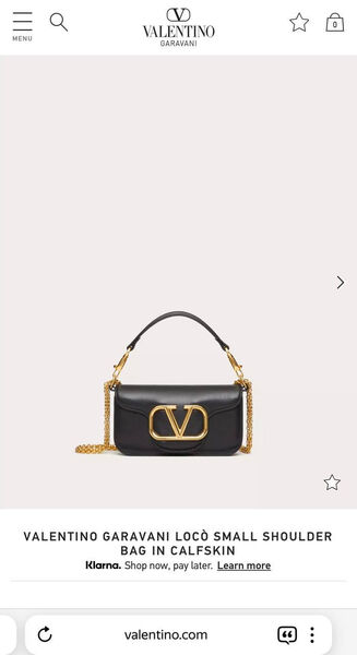 Сумка Valentino женский кожа черный 200960-2
