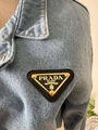 Куртка джинсовка Prada женский джинса бирюзовый 144065-5